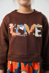 Lilly Girls Fleece Top