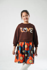 Lilly Girls Fleece Top