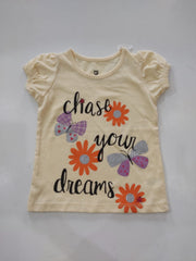 Cotton Gold Shirt For Girls