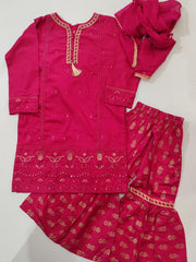 Tani Lawn Embroidered Gharara