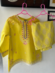 Alif Kari Lawn Embroidered Dress