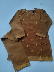 Beech Tree Khaddar Embroidered Dress