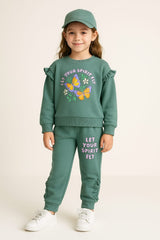 Girls Fleece Tracksuit
