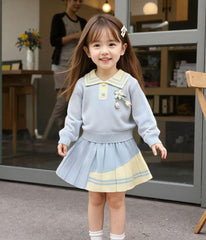 Girls Skirt With Sweater