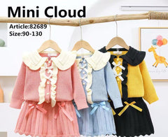 Girls Skirt With Sweater (Blue Color)
