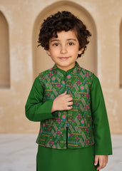 Shahnamy Boys Dress With Waistcoat