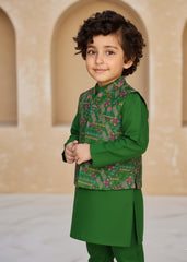 Shahnamy Boys Dress With Waistcoat