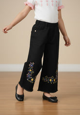Girls Embroidered Pants