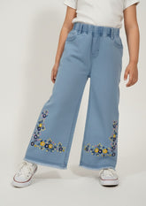 Girls Embroidered Pants