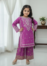 Alif Kari Lawn Embroidered Dress