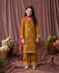 Daisy Girls Lawn Embroidered Dress