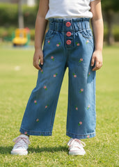 Girls Embroidery Pant