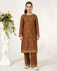 Beech Tree Khaddar Embroidered Dress