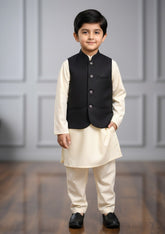 Boys Kurta Shalwar With Waistcoat