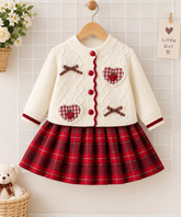 Girls skirt pair(woollen)