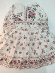 Girls formal frock with tights