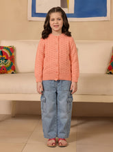 Minnie minors girls sweater(peech)