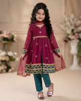 Al Qaswa - Frock 3 Piece