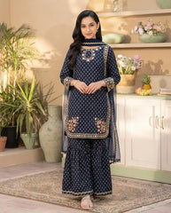 Al Qaswa - Gharara 3 piece Dress