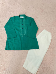 Boy kurta shalwar Al qaswa