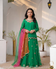 Al Qaswa 3Pc Dress For Girls