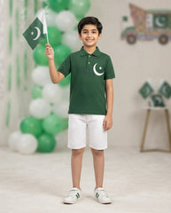 Equal - Boys Polo Shirt with Shorts
