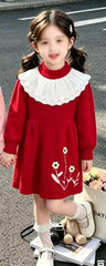 Girls woolen frock