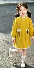 Girls woolen frock