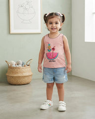 Baby toss girls sando
