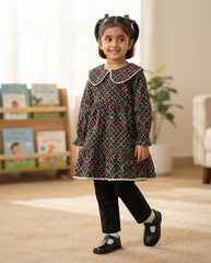 Leisure Club girls Khaddar Top