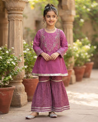 Al Qaswa - Girls Ghrara Dress