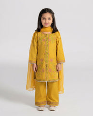Lily - Embroidered 3 piece Dress