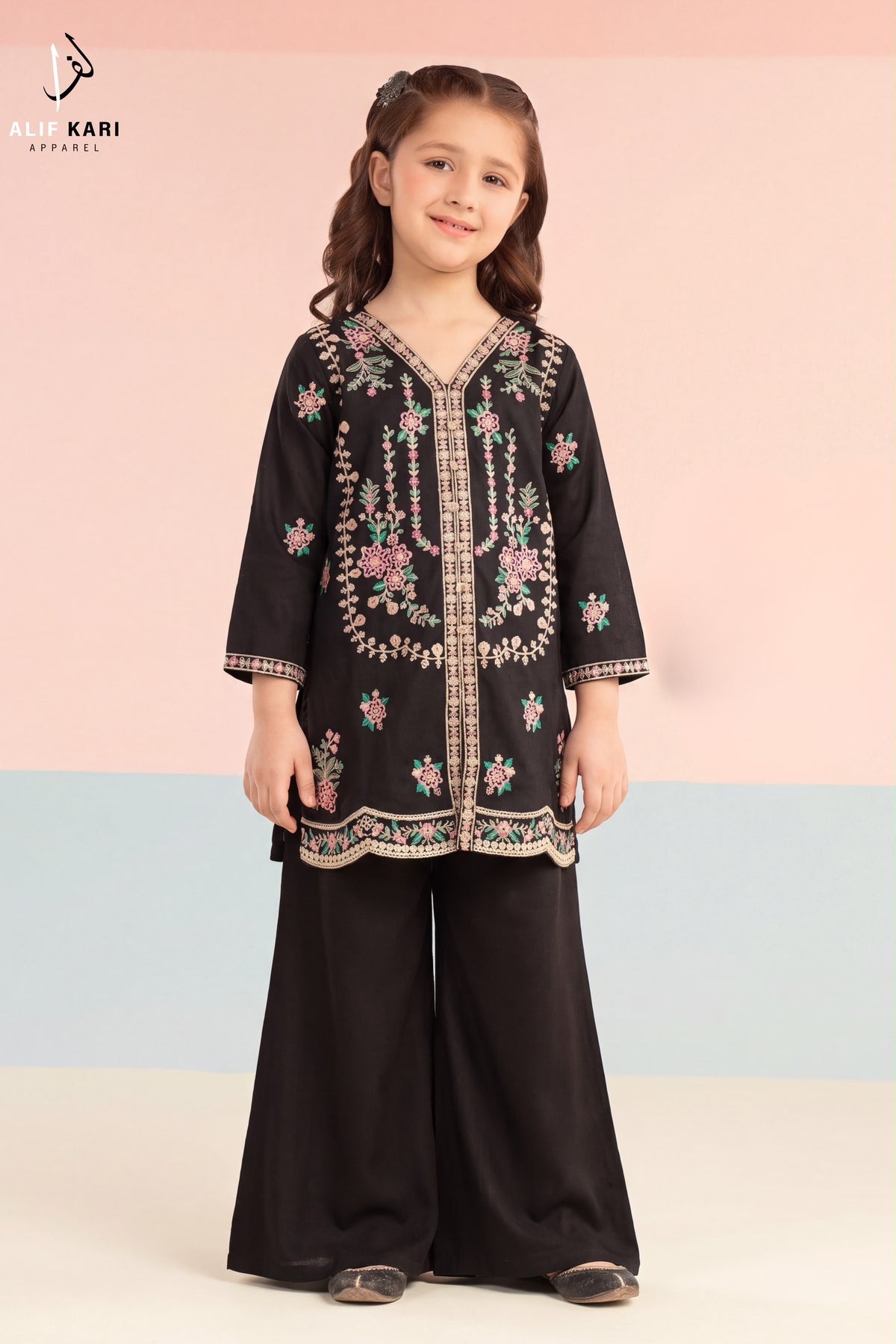 Alif Kari -  Girls Dress