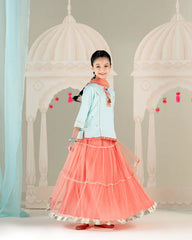 Hopscotch Eid Special Kids Lehnga