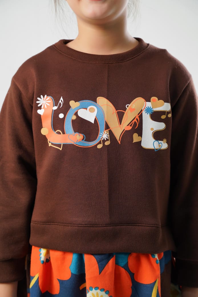 Lilly Girls Fleece Top