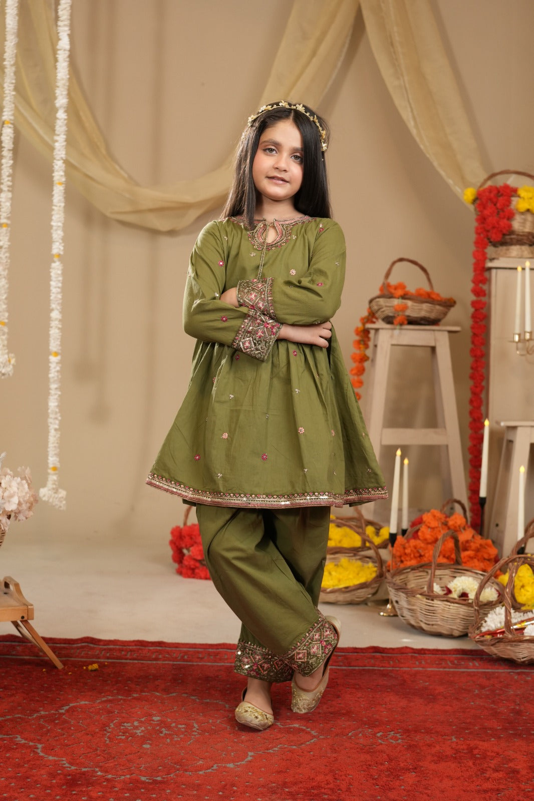 Al Qaswa - 3 piece Frock