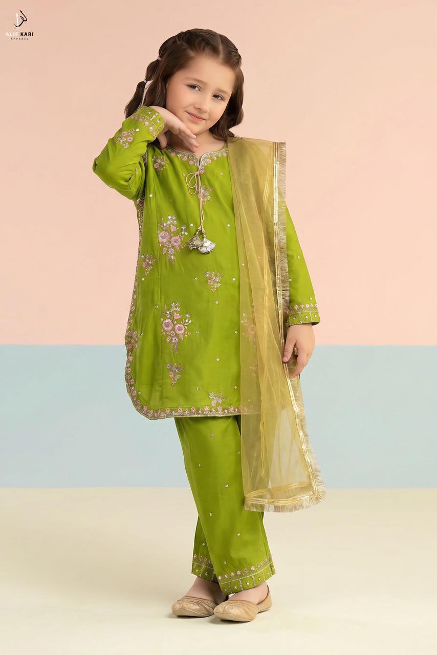 Alif Kari -  Girls Dress