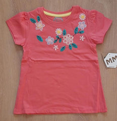 Monnie Marris Pink embroided tee