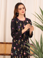 Embroidered Black 3Pc