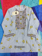 Well look embroidered kurti