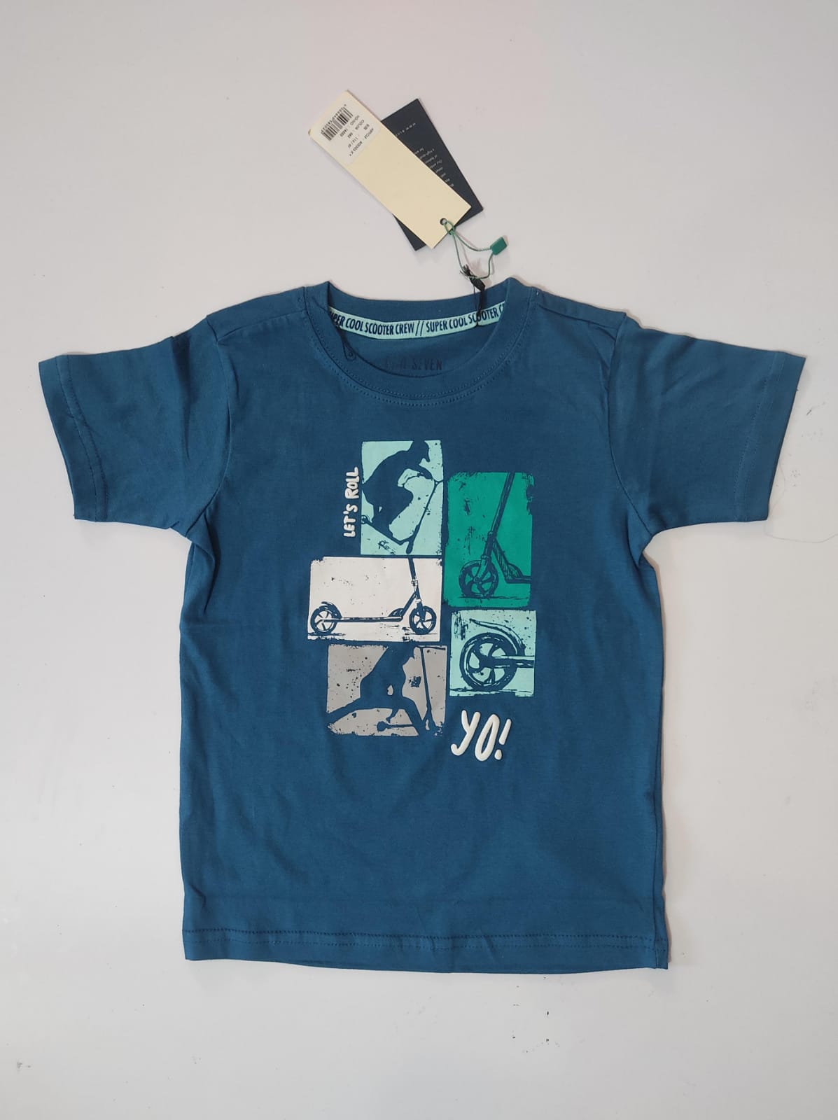 Blue Seven Shirt For Boys
