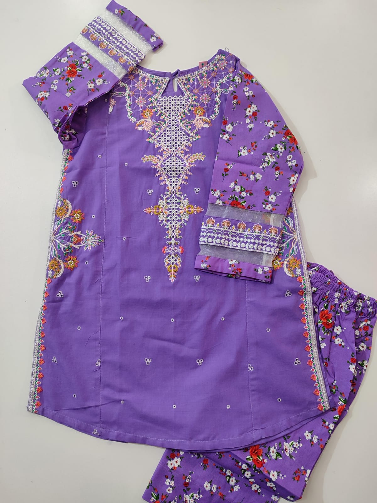 Peru Lawn Embroidered Dress