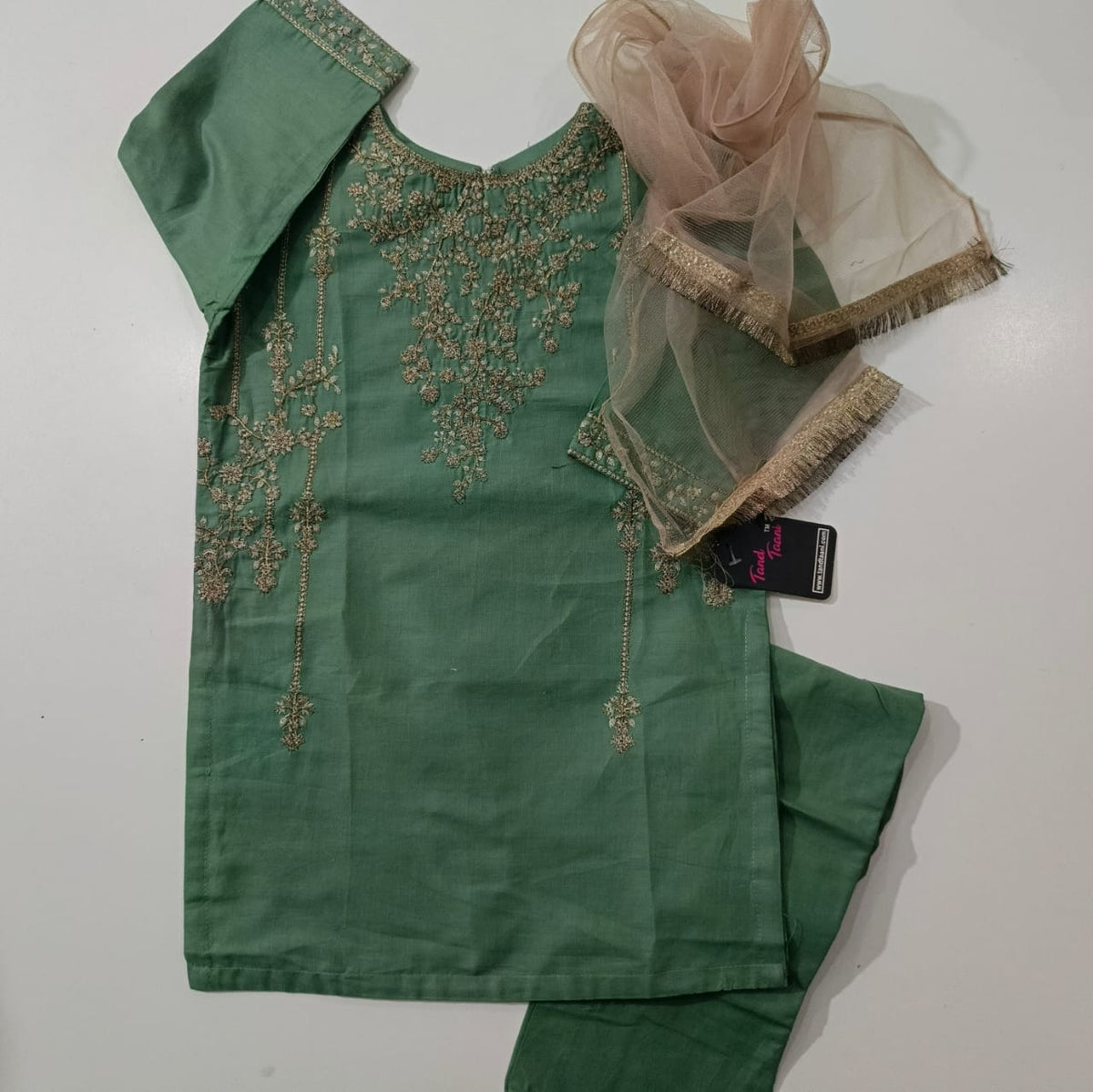 Girls Embroidered Dress