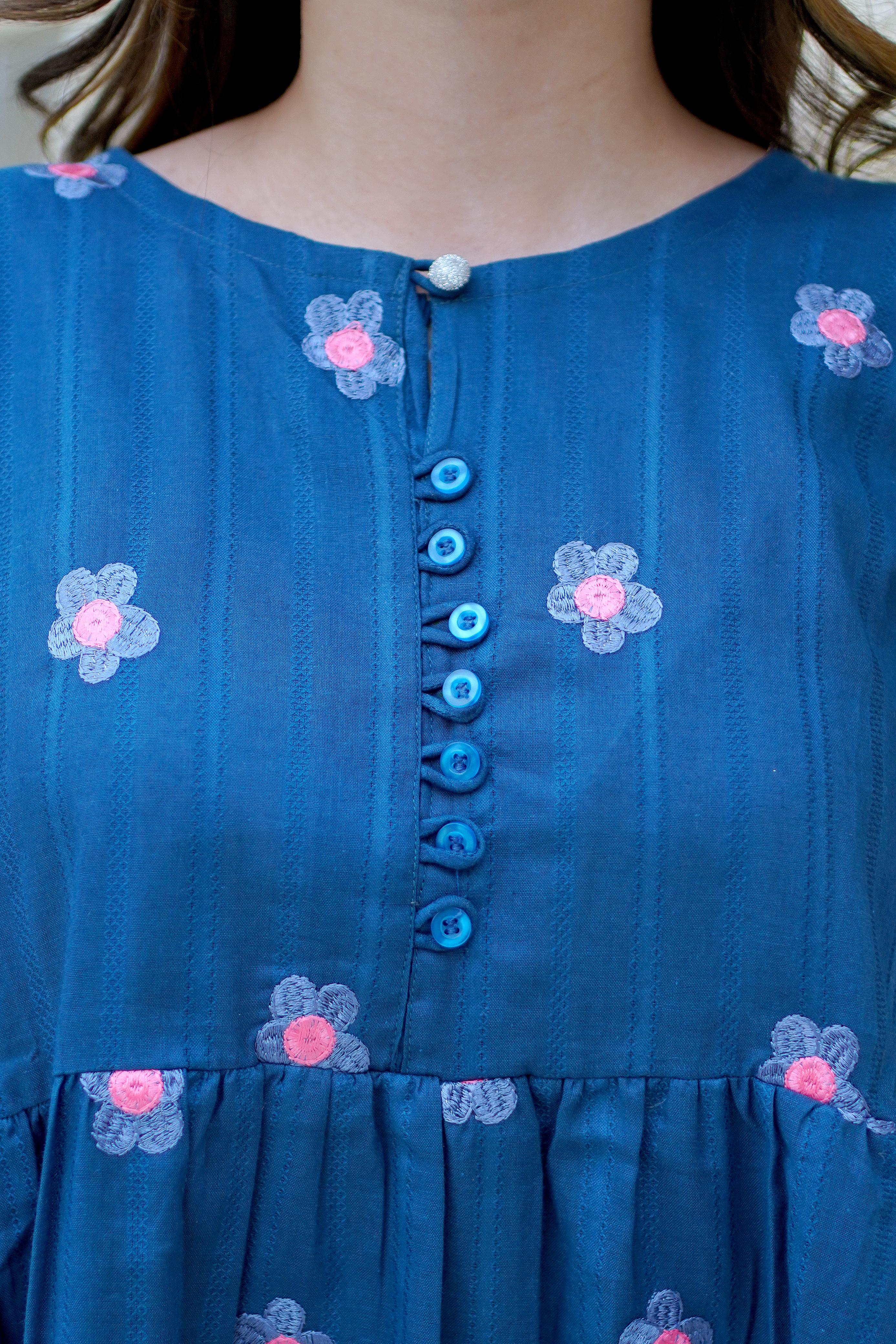 Lily Lawn Embroidered Dress