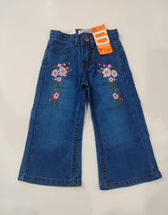 Girls Embroidered Jeans