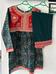 Alif Kari Koti Dress
