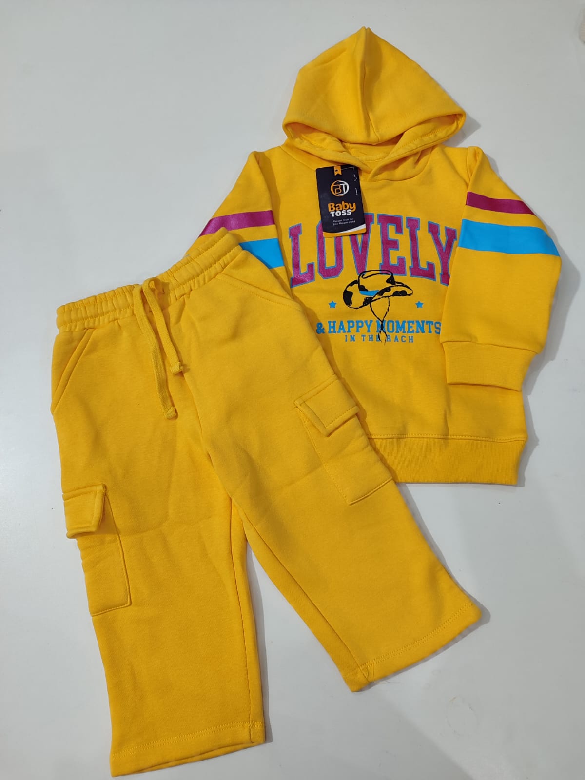 Baby Toss Girls Hood Pair