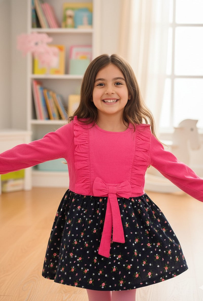 Girls Corduroy Frock