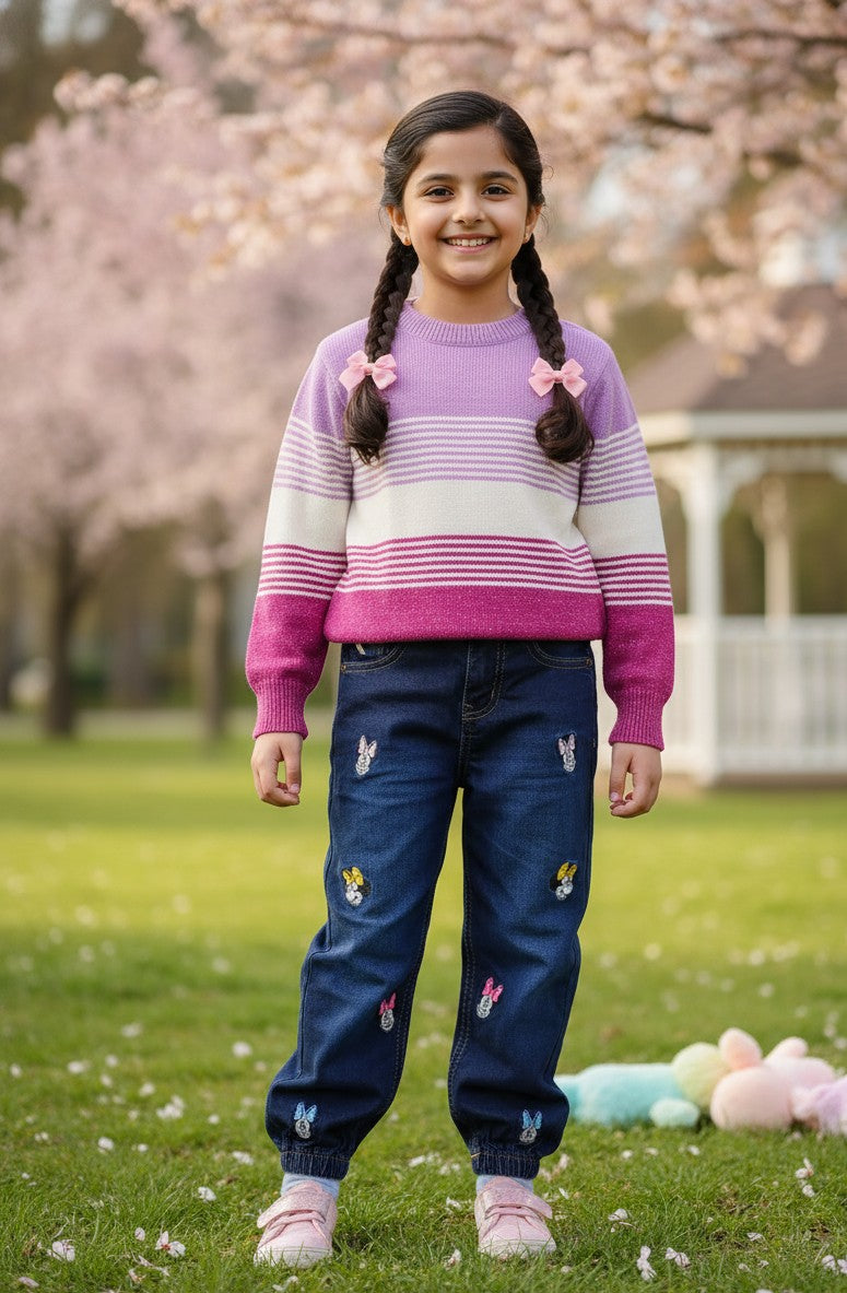 Minnie Minors Sweater For Girls