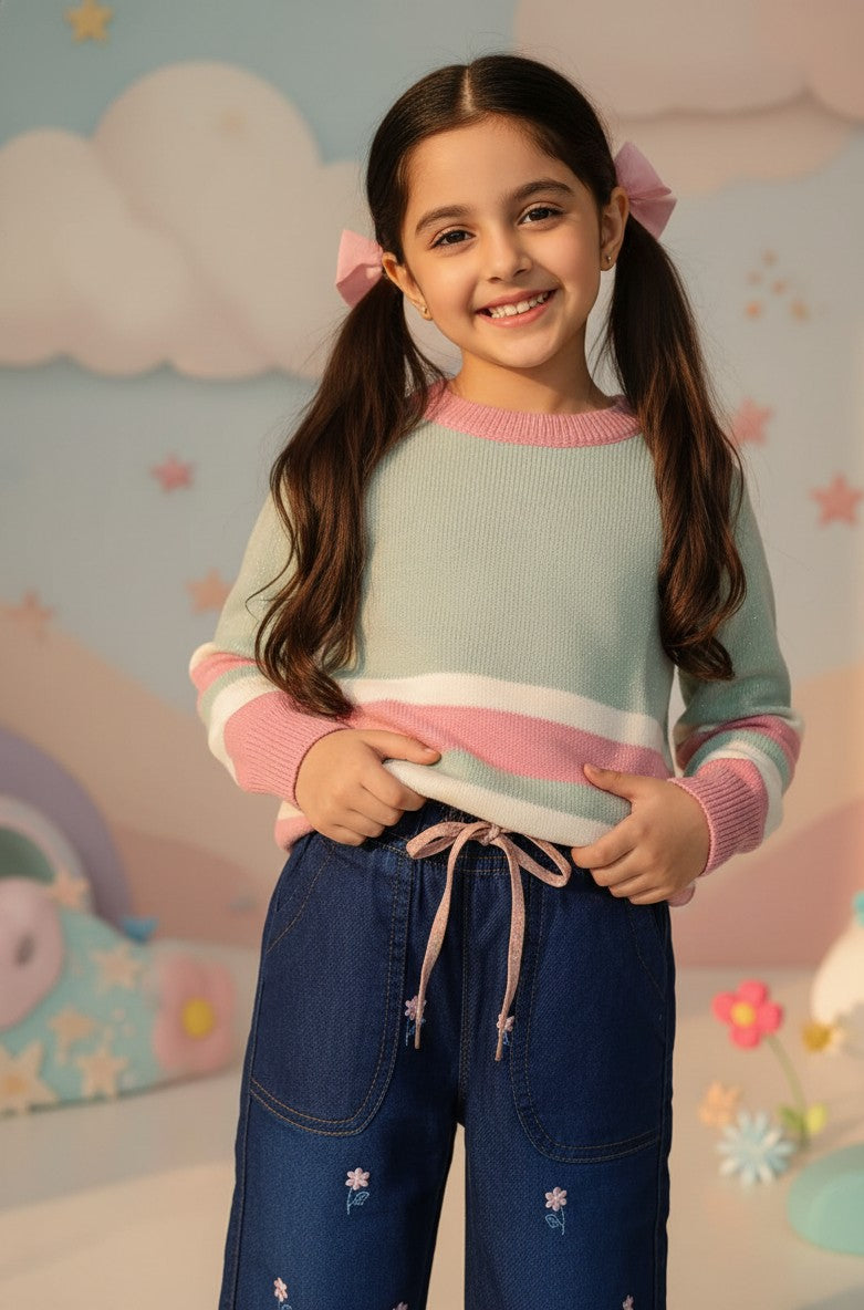 Minnie Minors Sweater For Girls